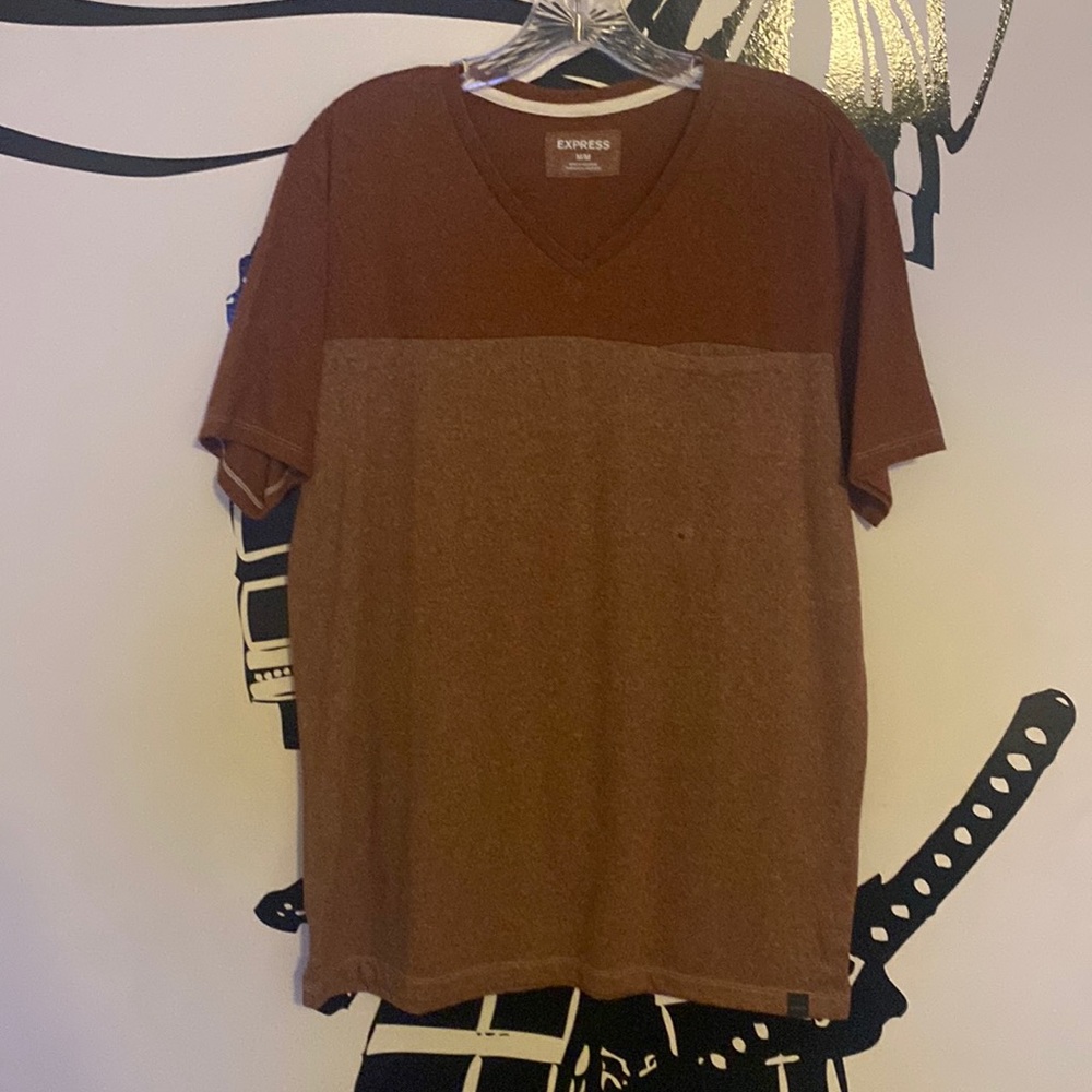Four Express V neck shirts